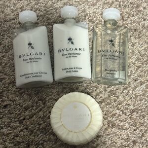 NEW Bulgari travel set